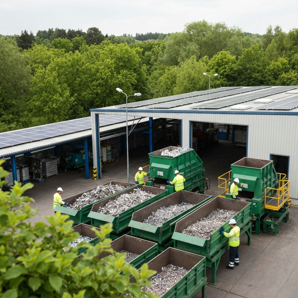 Metal recycling operations